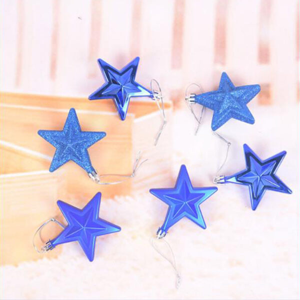Product image for  Christmas Tree Decoration 7CM Five-pointed Star Home Décor 8