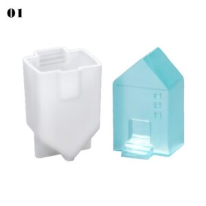 Product image for  Diy Small House House Decoration Crystal Glue Mold Home Décor 23