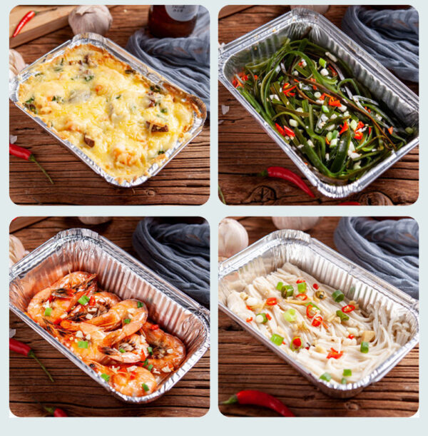 Product image for  High Temperature Resistant Oven Household Disposable Tin Tray Home Décor 11