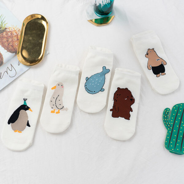 Product image for  Cartoon Boat Socks Breathable Sweat-absorbing Invisible Women’s Home Décor 4