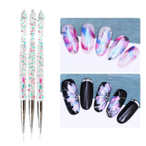 Product image for  Nail Art Drawing Pen 3Pcs Set Transparent Sequined Pole 3Pcs Nail Art Tools Wholesale Home Décor 10
