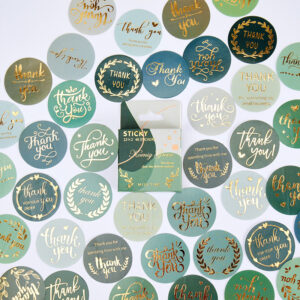 Product image for  Boxed Stickers Vintage Thank You Decorative Collages 46pcs Stickers 18