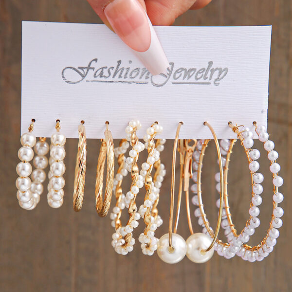 Product image for  Female Cool Style Fashion Earring Set Home Décor 4