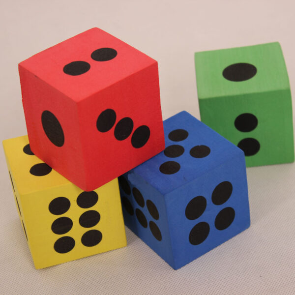 Product image for  Large Personality Color Foam Dice Bar Supplies Home Décor 4
