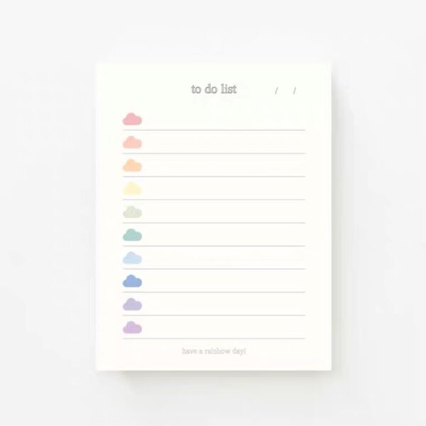 Product image for  Home Minimalist Non-adhesive Student Note Pad Home Décor 5
