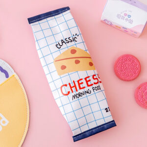 Product image for  Cartoon Snack Print Pencil Pouch Organizer Home Décor 15