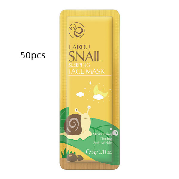 Product image for  Snail Sleeping Mask Bag Packed No-rinse 3g Single Sheet Home Décor 7