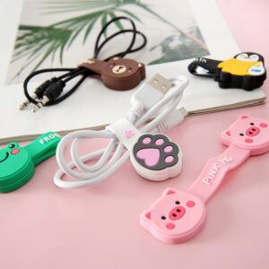 Product image for  Cute Silicone Cartoon Magnetic Desktop Cable Organizer Home Décor 14