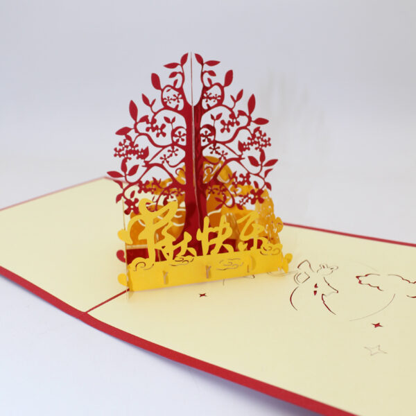 Product image for  Mid-Autumn Festival Handmade 3D Stereo Greeting Card Home Décor 9