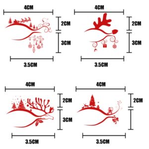 Product image for  Christmas Liner With Personalized Creative Makeup Stickers Home Décor 19