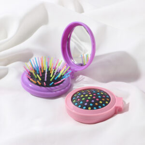 Product image for  Women’s Fashion Hairbrush Simple Rainbow Fold Curly Hair Massage Comb Hair Brush Airbag Comb Home Décor 21