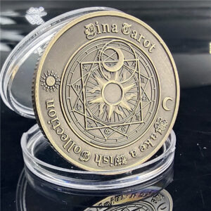 Product image for  Euramerican Tarot Bronze Commemorative Coin Home Décor 13
