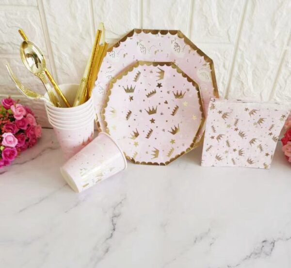 Product image for  Gold Crown Disposable Tableware Home Décor 5