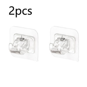 Product image for  Curtain Hook Telescopic Rod Fixed Clamp Bracket Paste Without Drilling Household Home Décor 12