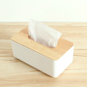 Product image for  Wooden Cover Desk Top Household Tissue Box Home Décor 14