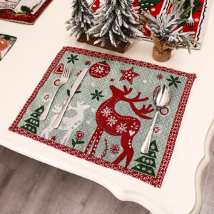 Product image for  Christmas Placemat Family Table Atmosphere Decoration Supplies Home Décor 17