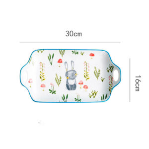 Product image for  Underglaze Cartoon Hand-painted Dishes And Dishes Ceramic Tableware Set Home Décor 16