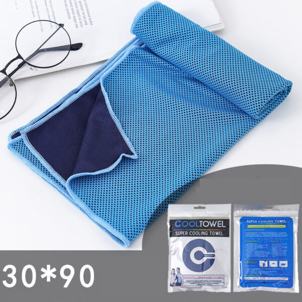 Product image for  Outdoor Yoga Exercise Two-Color Cooling Towel Home Décor 5