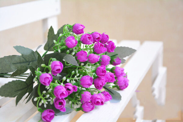 Product image for  Home Decoration Artificial Flowers 6 Prongs 36 Milan Buds Home Décor 5