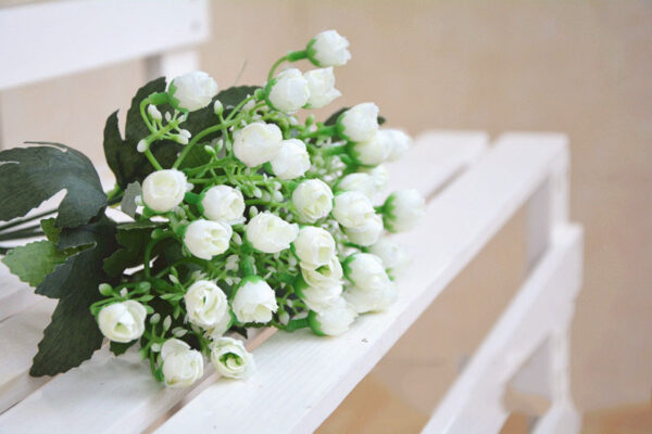 Product image for  Home Decoration Artificial Flowers 6 Prongs 36 Milan Buds Home Décor 10