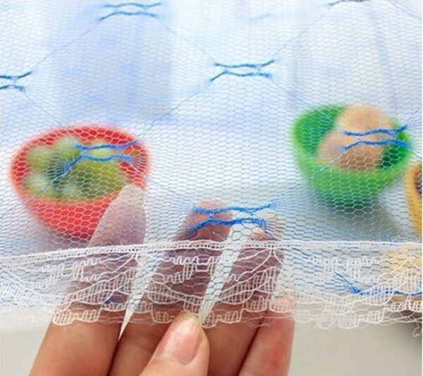 Product image for  Lace Mesh Food Cover, Large Size Food Cover, Food Cover, Foldable Umbrella, Fly Cover Home Décor 8