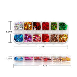 Product image for  Laser Maple Leaf Shape Nail Decoration Sequins Home Décor 17