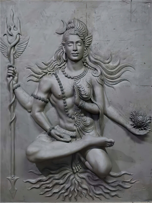 Product image for  Statue Of Faith Carving Posters And Hanging Paintings Canvas Frameless Home Décor 8