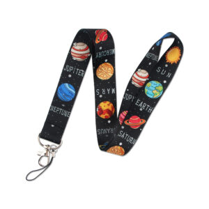 Product image for  Planet Star Mobile Phone Lanyard Long Double-sided Printing Home Décor 8