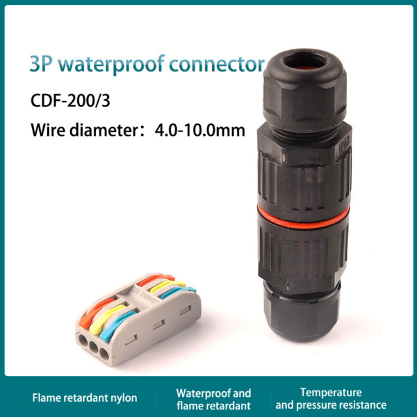 Product image for  Male Female Waterproof Connector Wire Terminal Device Home Décor 7