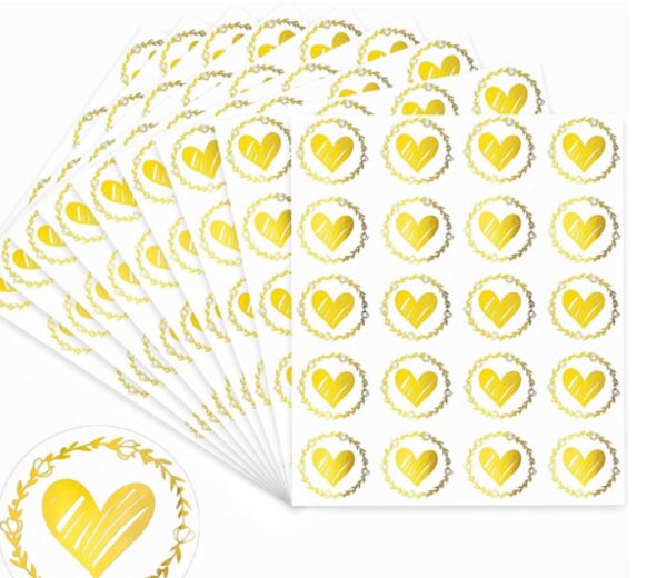 Product image for  Transparent Adhesive Bronzing Sealing Paste Birthday Gift Baking Packaging Stickers Label Home Décor 5