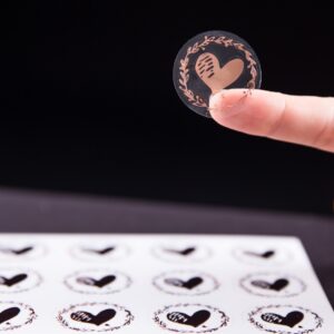 Product image for  Transparent Adhesive Bronzing Sealing Paste Birthday Gift Baking Packaging Stickers Label Home Décor 16