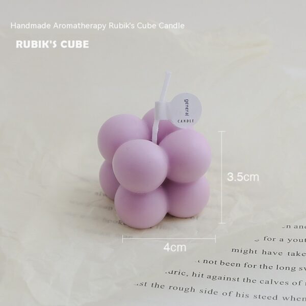 Product image for  Small Rubik’s Cube Aromatherapy Candle Home Decoration Shooting Props Home Décor 7
