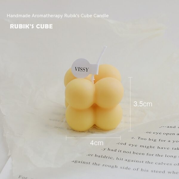 Product image for  Small Rubik’s Cube Aromatherapy Candle Home Decoration Shooting Props Home Décor 12