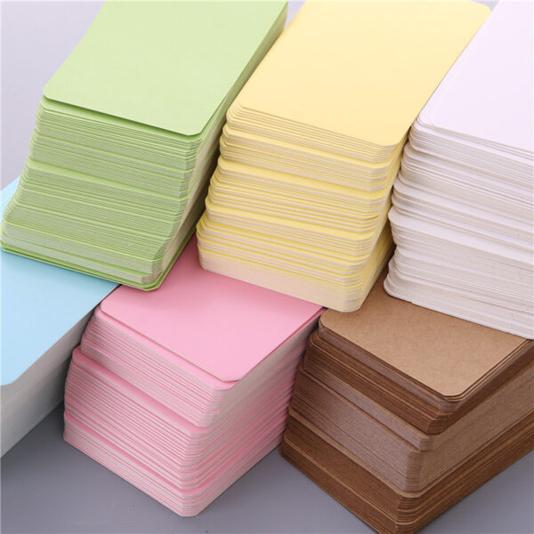 Product image for  Blank Card Stock Handwritten English Words White Stock Home Décor 7