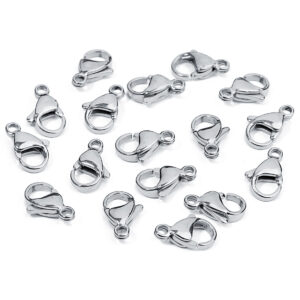 Product image for  Cross-Border Stainless Steel Lobster Clasp Necklace Clasp Handmade Diy Bracelet Necklace Connecting Clasp Jewelry Accessories Wholesale Home Décor 10
