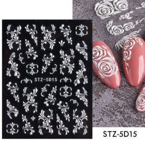 Product image for  Europe And America 5D Three Dimensional Carved Rose Embossed Sticker Home Décor 21