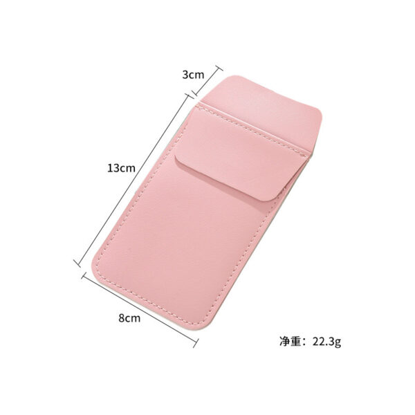 Product image for  Creative PU Leather Large Capacity Double Layer Durable Pencil Case Home Décor 5