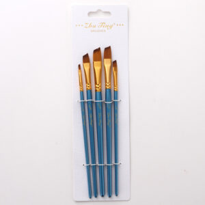 Product image for  5Pearly Blue Nylon Wool Watercolor Brushes Home Décor 11