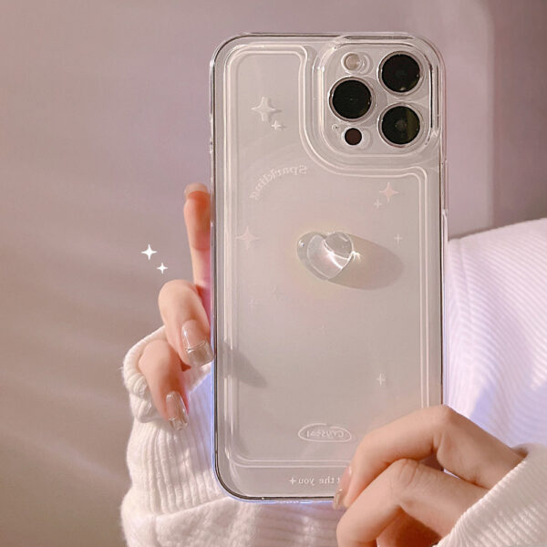 Product image for  Three-dimensional Crystal Heart Mobile Phone Shell Protective Sleeve Home Décor 12