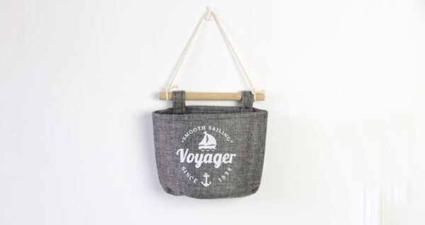 Product image for  Home Grey Wall Hanging Sundries Storage Sack Home Décor 8