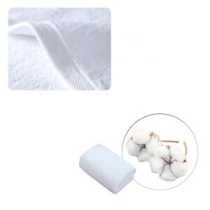 Product image for  White Towel Pure Cotton Guesthouse Hotel Beauty Salon Extra Thick Absorbent Face Home Décor 17