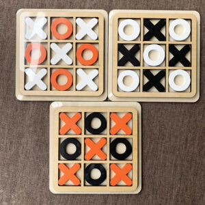 Product image for  Casual Battle Board Game Three Tic Tac Toe Chess Home Décor 14