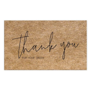 Product image for  Thank You Vintage Thank You Greeting Card Paper Holiday Gift Decoration Home Décor 16