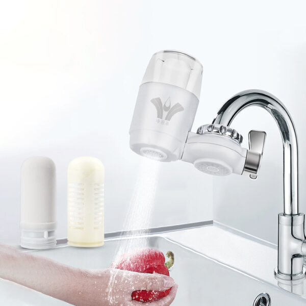 Product image for  Universal Dechlorination Heavy Metal Activated Carbon Water Faucet Pre-filter Home Décor 8