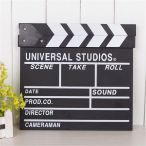 Product image for  Groceries Creative Field Clapper Board Director Board Movie Clapper Board Home Décor 12