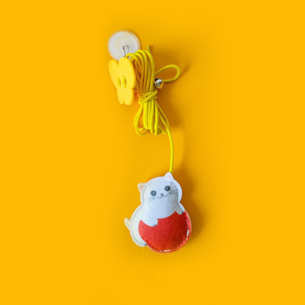 Product image for  Pet Felt Toys Retractable Catnip Self Hi Hanging Cat Toys Home Décor 5