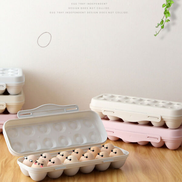 Product image for  12 grid egg storage box Home Décor 9